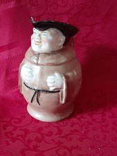 PICHET MOINE pot jacquot carafe barbotine Faïence vintage antique