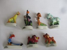 LOT 7 fèves série Roi Lion Disney 2000