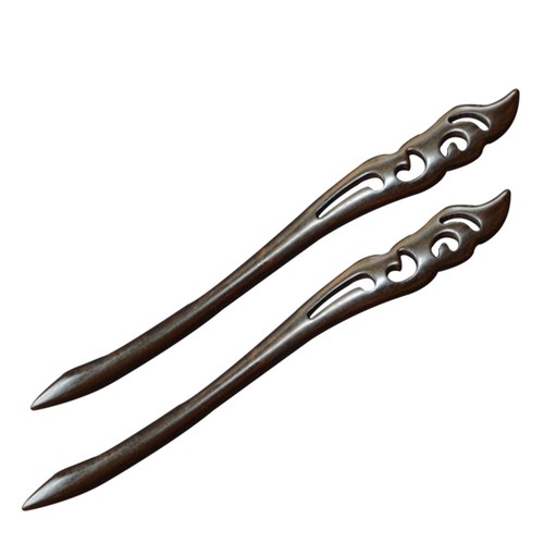 2pcs sticks hairs natural - 2pcs,