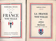 PETAIN - LA FRANCE NOUVELLE