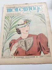 Mon ouvrage 1937 n°344  masquer les compteurs  ensemble printanier  l'elastique