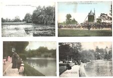 FRANCE -  Lot  de  4 cartes  postales  anciennes - Paris  & alentours - bon état