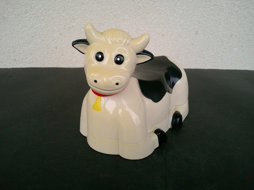 Vache plastique vintage - plastique,
