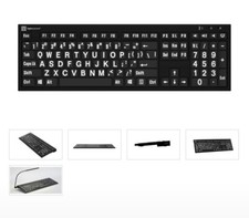 Clavier PC Nero Slim Line LogicKeyboard - Français - AZERTY 