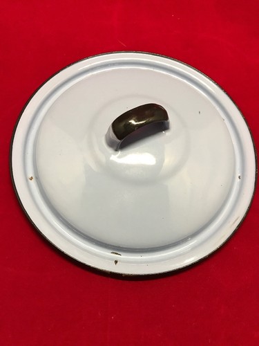 Enamelware sauce pan lid - sauce,
