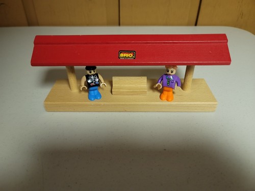 Brio wooden railway train - railway,