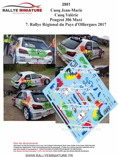 Decals ref 2951 peugeot - ref,