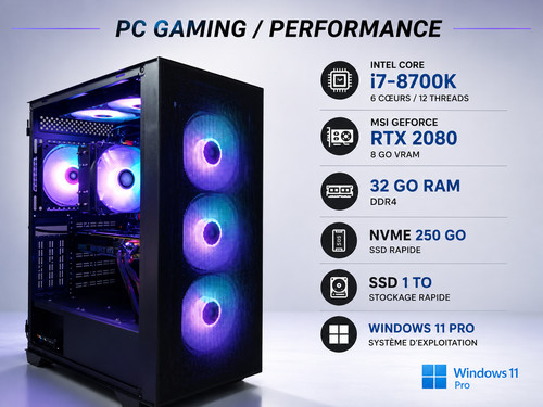 Gamer intel core 8700k - intel,