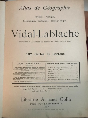 Atlas géographie - de,