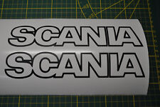 2x STICKERS SCANIA  camion poids lourds V8 TRUCK TRACTEUR 