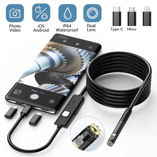 Dual len endoscope industrial - dual,
