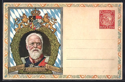 Carte postale roi louis - iii, de