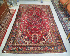 Grand TAPIS d'ORIENT Persan Laine Rouge Maison Decoration 250 x 150 20MAG 06/05
