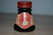 Ancienne bouteille d'encre "AU CYGNE - Carmin Extra-Fluide" (Objet d'écriture)