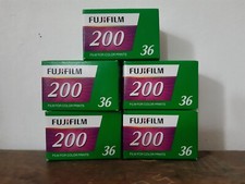 lot de 5 pellicules fujifilm 200