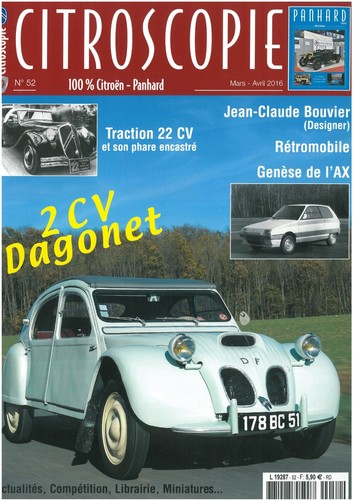 Citroscopie citroen 2cv - n°52,
