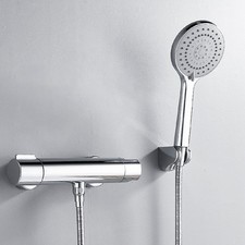 Vanne mitigeur de douche thermostatique avec vanne salle de bain entrée d'eau G