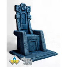 ✨ Trône Résine Bleu – 20 cm Saint Seiya Poseidon Roi des Mers ⚔️ Diorama