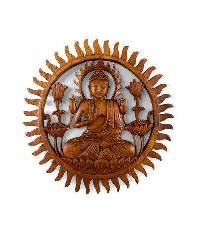 Wooden hand carved - 12",