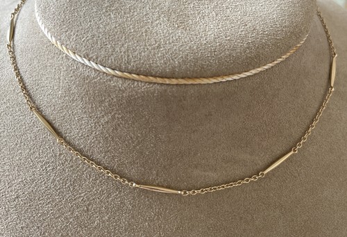Collier ras cou vintage fin - de,
