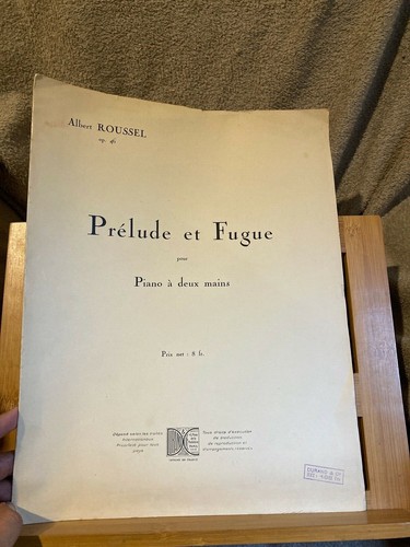 Albert roussel prélude - albert,