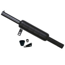 Silencieux d'échappement noir