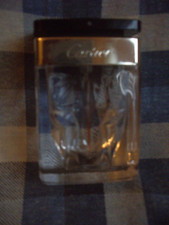 Parfum FLACON CARTIER PANTHERE vapoVIDE verre sculpté magnifique déco Collection