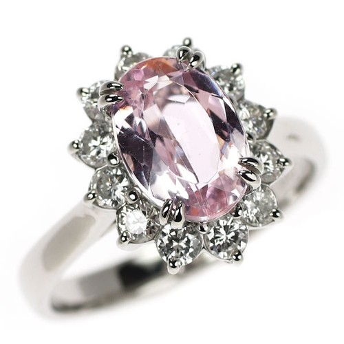 Bague diamant topaze