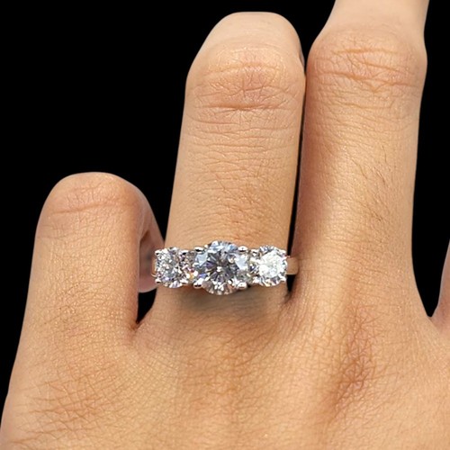 Bague cvd blanc 18 - bague,