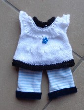 vêtements pyjama pour poupon 30 cm Corolle NEUF  ou autres résistant lavable