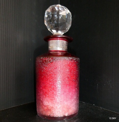 Flacon ancien cristal saint - cristal,