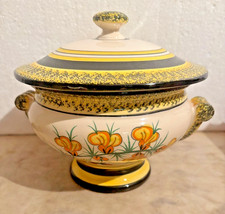 Henriot quimper ancienne petite soupière faïence décor fleur 