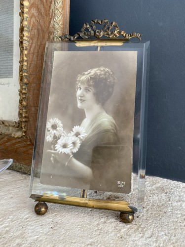 Cadre ancien porte photo - porte,