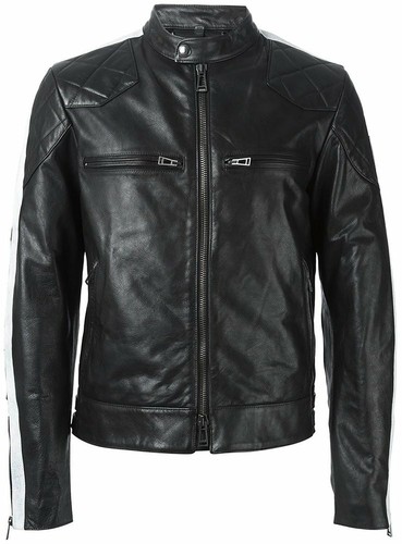 Blouson moto cuir - moto, en