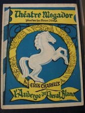 PROGRAMME THEATRE MOGADOR  SAISON 1933 L'AUBERGE DU CHEVAL BLANC Charpin 
