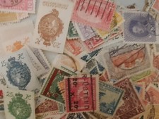 7 lot de 400 timbres anciens