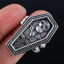 Bague cercueil Poisson, bague