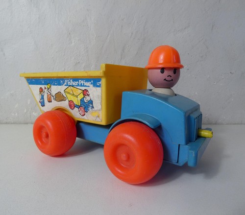 Fisher price camion benne bleu - price,