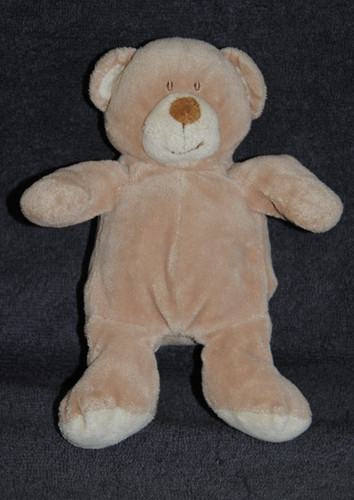 Doudou ours beige ecru - beige,