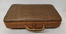 Petite Valise En Osier Et Rotin Vintage (Réf : CH39)
