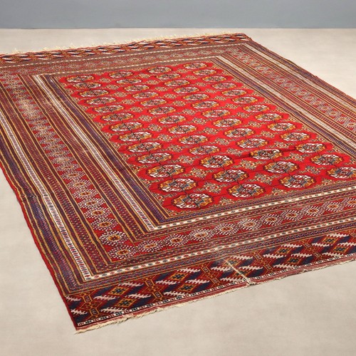 Tapis boukhara ancien coton - tapis,