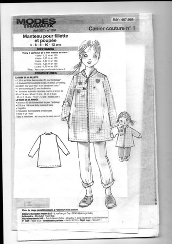 Patron enfant fille - patron, 04