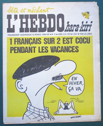 Hara kiri hebdo 6 - n°, 75