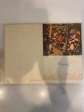 Rare MENU paquebot LIBERTE