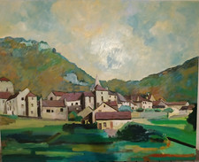 Peinture à l'huile sur toile