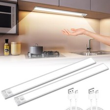 Reglette Led Cuisine Sous Meuble 90 LED+350LM 1800mAH Lampe Led Rechargeable ...