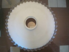 ANCIEN GLOBE ABAT JOUR DENTELE