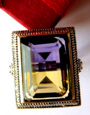 Bague Amétrine précieuse 19