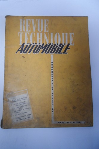 Ancienne revue technique - ancienne,