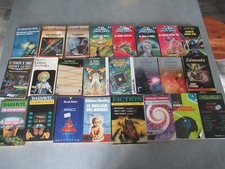 24 livres / SF / asimov / jimmy guieu / werber / wells / années 80